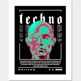Rave Quote Techno Hardtechno Posters and Art